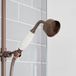Hudson Reed Elizabeth - Flexible de douche rétro laiton 150 cm - Bronze huilé