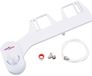 vidaXL Bidet connector for toilet seat - White - Plastic