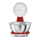 SMEG KSF01RDWW Keukenweegschaal - Rood - 5kg - Elektronisch