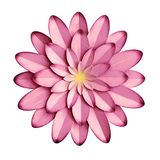 AHYS Metalen muurkunst - bloemen roze - 30 cm - binnen en buiten - slaapkamer, badkamer, keuken, woonkamer