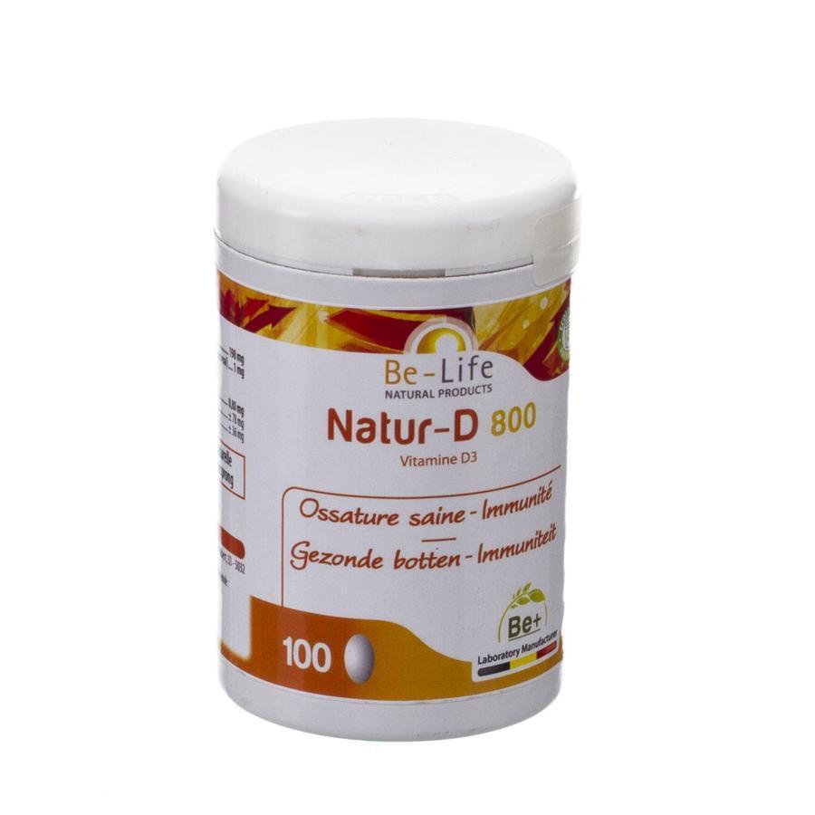 Be-Life Natur D 800 Capsules 100 stuks