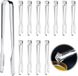 Pince à glace en acier inoxydable sans marque - set de 12