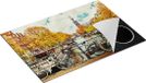 Chefcare Inductie Beschermer Amsterdamse Brug 75x50 cm - Multicolor