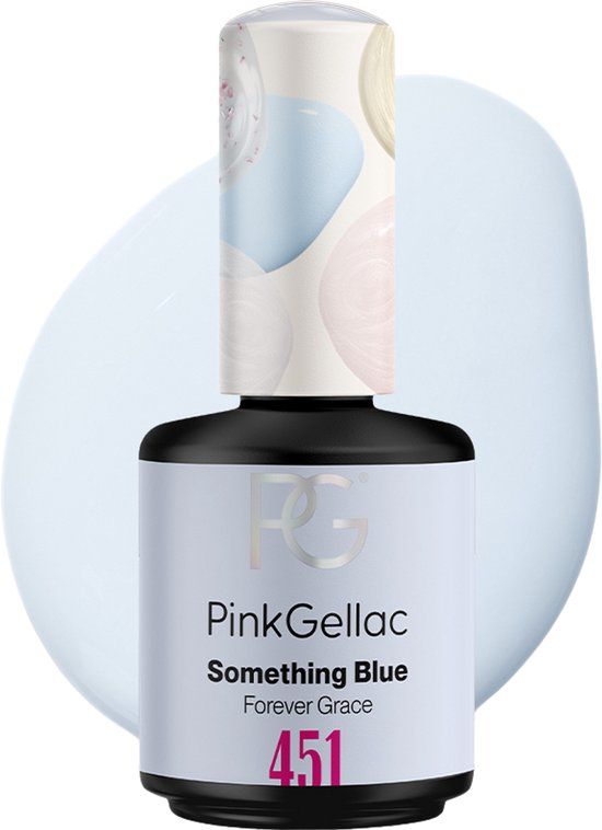 Pink Gellac Gellak - 451 Laced White 15ml