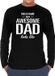 Bellatio Decorations Shoppartners Bv Awesome dad kado shirt long sleeve zwart heren - zwart Awesome dad shirt met lange mouwen - cadeau shirt voor vaders XXL