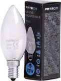 Patron E14 Kaars Gloeilamp | 25W 2700K 100Lm Mat | Dimbaar