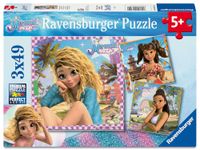 Ravensburger - Puzzle 3 x 49 pièces : Mermaid Magic