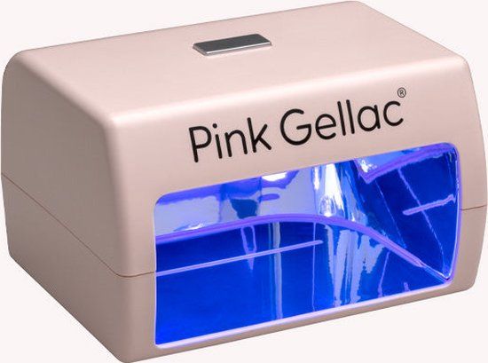 Pink Gellac Compact UV Lamp Gelnagels - Nagellamp LED UV voor Gellak - Nagel Lamp voor Gel Nagellak met Timer - Nageldroger - Roze
