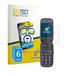BROTECT - Screenprotector voor Panasonic KX-TU550 - Folie Beschermfolie transparant 6 Stuks