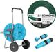Cellfast Aluplus-slangwagen 1/2" 60 m + Cellfast Economic-tuinslang 1/2" 25 m + set met Cellfast Basic-sproeier 1/2"