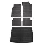 OMAC 1541YPS1-484 Tapis de sol noir, Caoutchouc