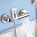 Merkloos Thermostatische Douchemengkraan van Messing met 2 Wateruitlaten