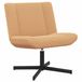 vidaXL Draaistoel beige 63 x 75 x 76 cm schapenvacht