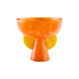 Jonathan Adler Mustique Centre de Table Orange Acrylique