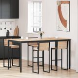 Maison Exclusive Table de bar, 200 x 100 x 105 cm, pin massif, naturel