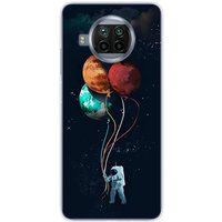 Cosmonaute aux ballons Bedrukt siliconen hoesje compatibel met Xiaomi Mi 10T Lite
