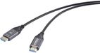 SpeaKa Professional SP-12842680 HDMI-kabel HDMI / Glasvezel Aansluitkabel HDMI-A-stekker, HDMI-A-stekker 60 m Zwart 8K
