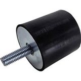 TRU COMPONENTS Tampon en caoutchouc TC-NTD30-40-50A Dureté 50 Shore A