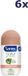 Sanex 6x Deo Roll-on - 50ml - Natur Protect Sensitive