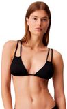 Calvin Klein Dames Badpak Mouwloos Effen Pvh Black Gerecycled Nylon/Polyamide S