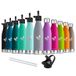 AORIN Waterfles, 350/500/750 ML, Everyday Drinkfles BPA-Vrij, Houdt 24+ uur koud, 12 uur warm, Ideale Sportbeker voor kinderen, School, Sport, Buiten, Fiets, Fitness
