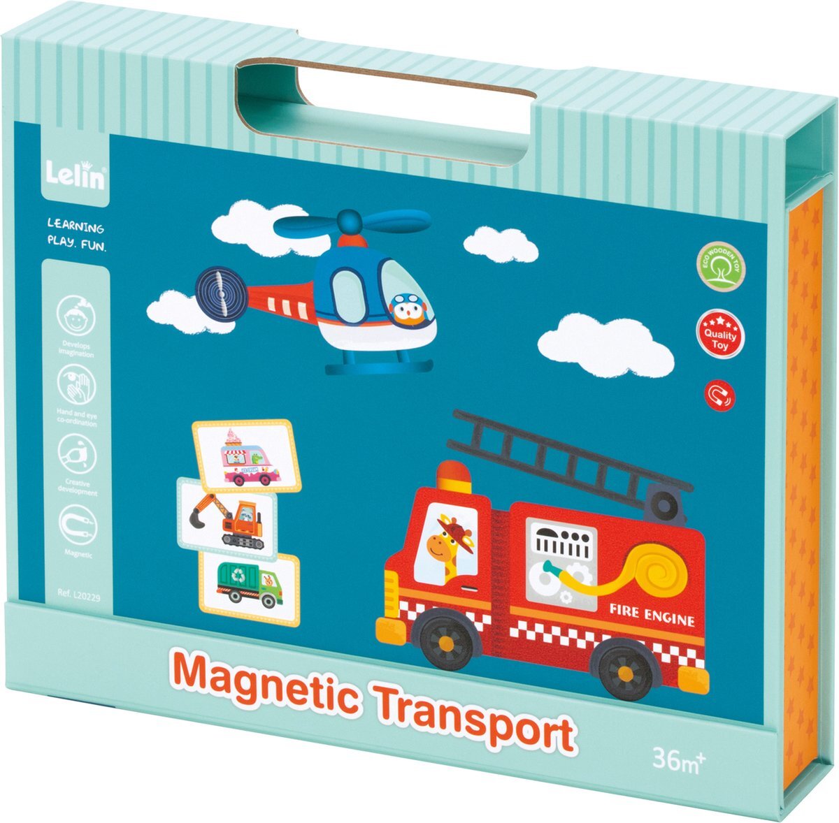 Lelin Toys Magnetische Voertuigen