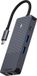 Rapoo UCM-2004 Adaptateur multiport USB-C 8-en-1, Gris foncé