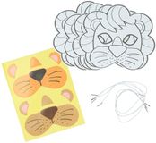 Wins Holland Kleur je eigen Masker Leeuw - 4 Maskers