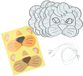 Wins Holland Kleur je eigen Masker Leeuw - 4 Maskers