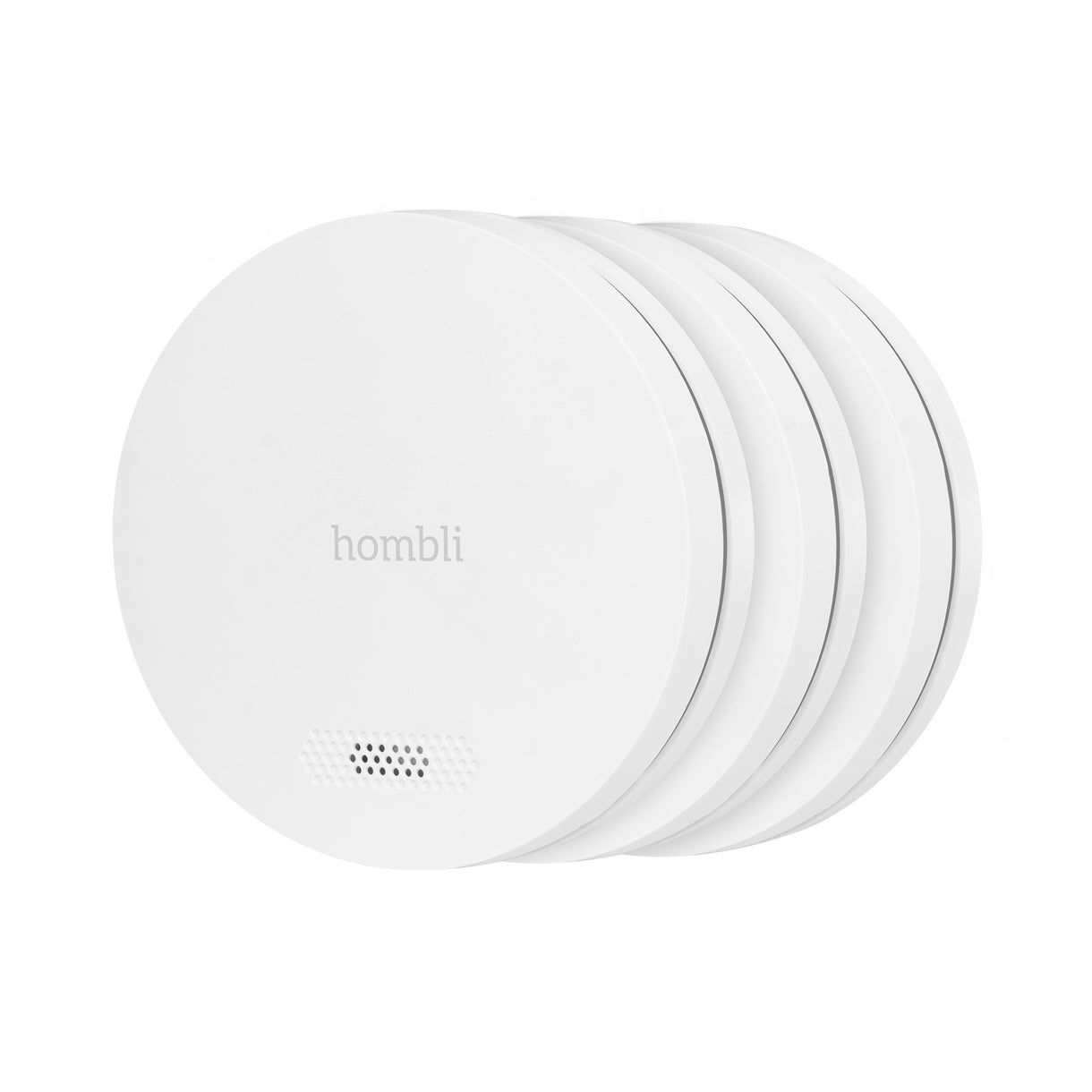 Hombli Slimme Rookmelder - 3-Pack - Brandmelder met 10 Jaar Batterijduur - Wit