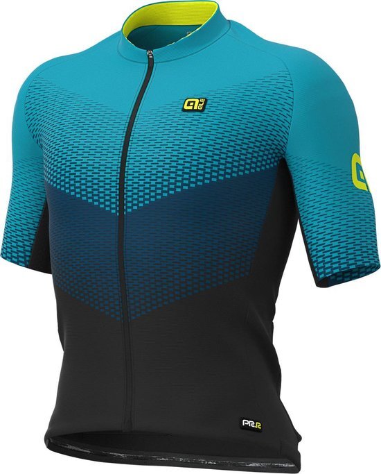 Alé Cycling Graphics PRR Delta Jersey Korte Mouwen Heren, black/petrol/turquoise