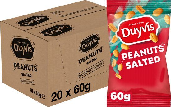 Duyvis Pinda's Gezouten Portiepack - 20 x 60g