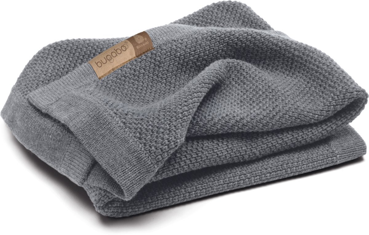 Bugaboo Soft Wool Dekentje - Gemeleerd Grijs grijs
