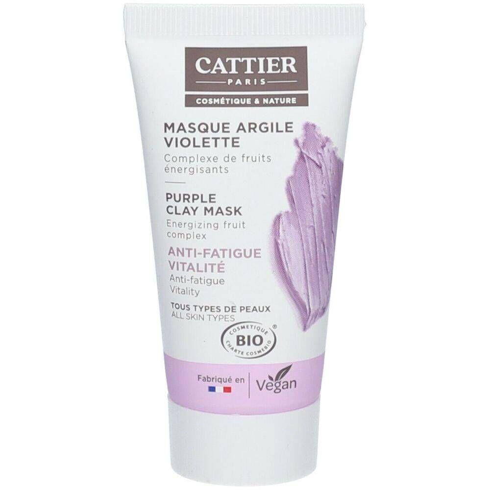 Cattier Cattier Purple Clay Mask 30 ml masker