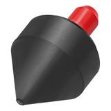 Rubberen RIEGLER Rubberen mondstuk Ø 35 mm voor bevestiging op de buis voor gevoelige oppervlakken, is geschikt voor het testen van dichtheid.