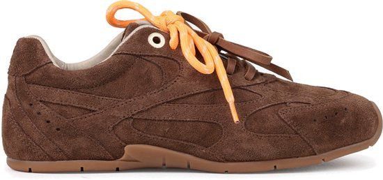 Bronx Myr-Aa Lage sneakers Vrouwen Leer Bruin Schoenmaat 40
