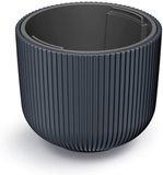 Merkloos Planter - Anthracite with Container - 24 x 24 x 19.8 cm - Capacity 7 litres