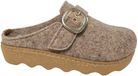 Rohde Beige Vilten Open Pantoffels Dames - Beige - 39