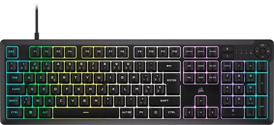 Corsair K55 Core Gaming Keyboard - Membraan - RGB - BE Azerty - Zwart
