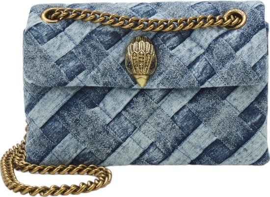 Kurt Geiger London Mini Kensington Soft Bag Handtas - Blauw - Dames