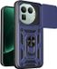 Techsuit Hoesje geschikt voor Realme GT 8 Pro - Camshield Back Cover - Blauw