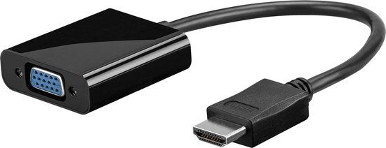 Goobay 68793 - USB-C Adapter - 0.1m - Zwart