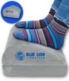 Blue Lion Lifestyle Blue Lion Verstelbare Voetensteun - Voetenbankje - Ergonomisch - Tegen Rugpijn - Grijs