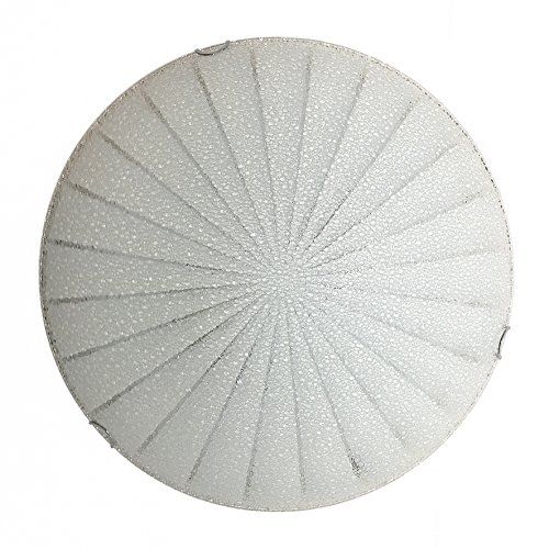 ONLI Crux Plafondlamp - E27 - Wit - 40 cm - Glas