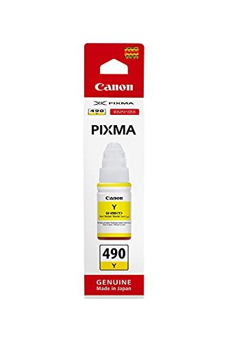 Canon GI490Y Yellow Ink Cartridge for Pixma G1400