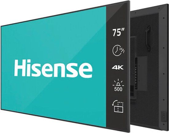 Hisense 75DM66D 75 inch 4K Ultra HD LED Zwart
