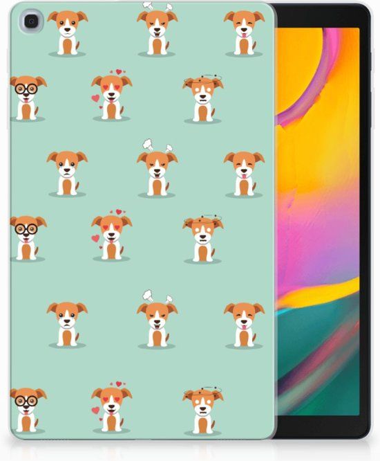 B2Ctelecom Samsung Galaxy Tab A 10.1 (2019) Uniek Tablethoesje Pups