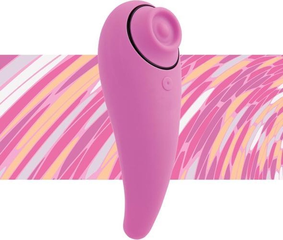 FeelzToys - FemmeGasm Air Pressured Tapping & Tickling Vibrator Pink - Vibrator