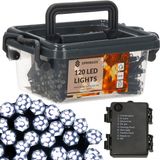 springos Kerstverlichting - 9 m - 120 LED - Kristalvorm - Koel wit