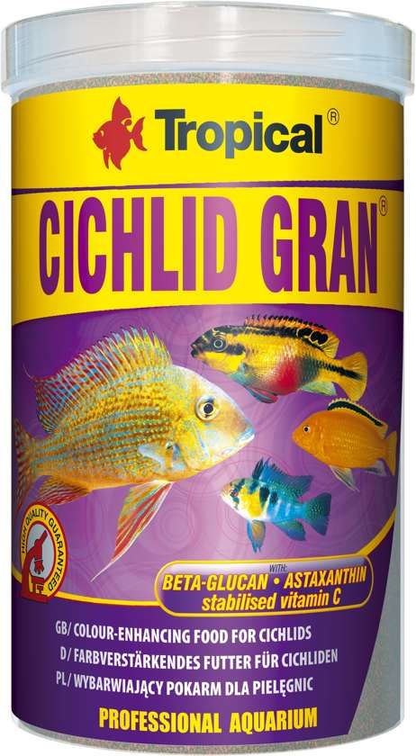 Tropical Cichlid Gran granulaat 550G/1000ML